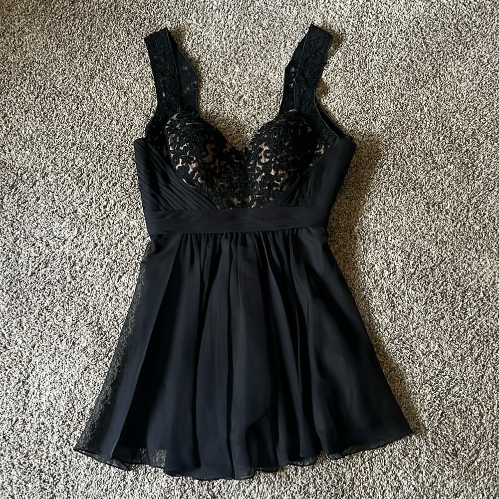 La Femme black dress